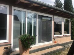 Schiebetür und Fenster