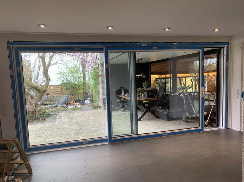 Hebe-Schiebetür Innenansicht